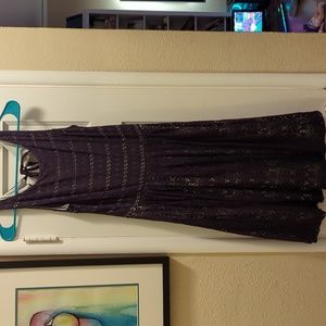 Anthropologie blue dress